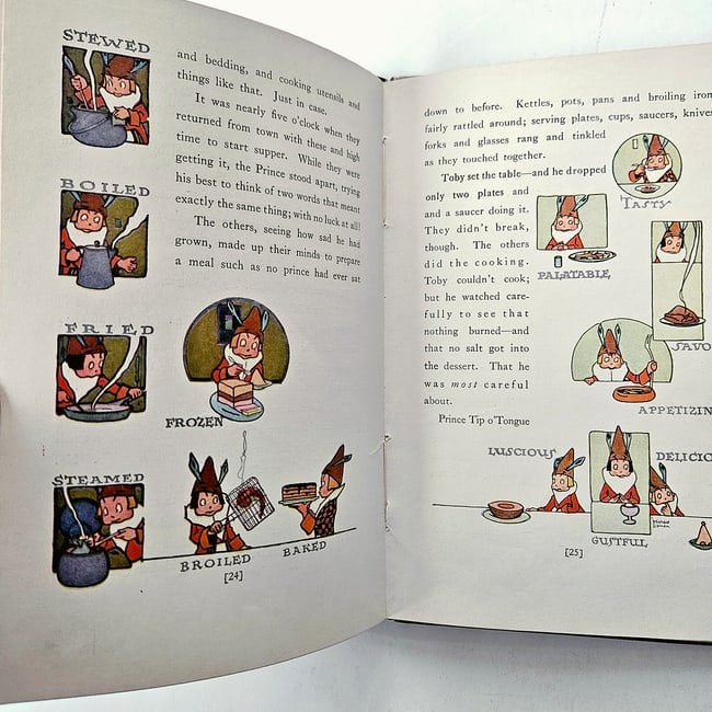 The Chatterlings in Wordland & The Skating Gander Vintage Children's Books - 7