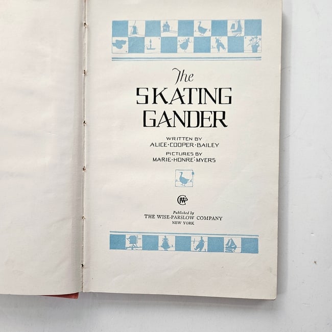 The Chatterlings in Wordland & The Skating Gander Vintage Children's Books - 9