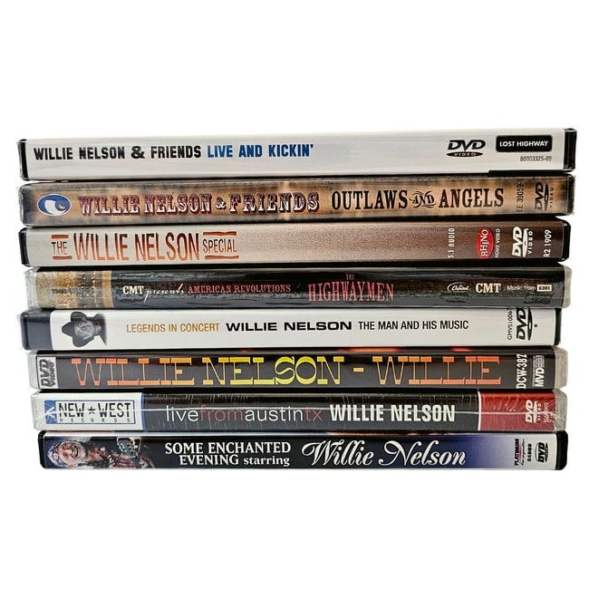 Large Lot Willie Nelson Concert DVD's circa 2000's (1 of 10)