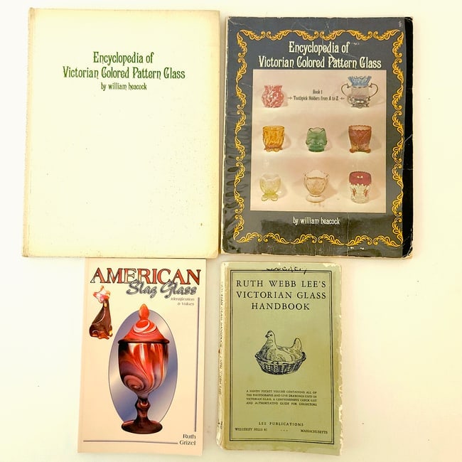 Vintage Books on Victorian Colored Glass (1 of 19)