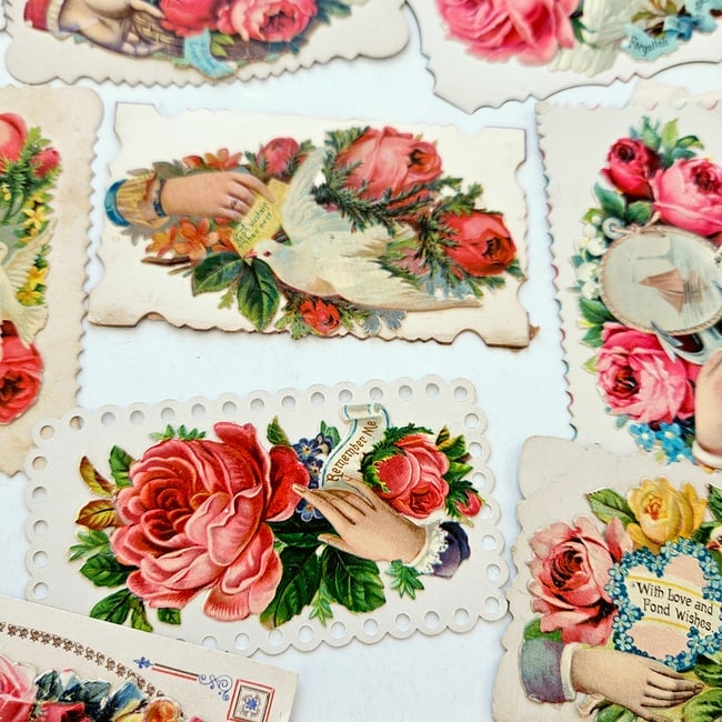 Large Lot Salesman Samples Victorian Calling Cards - 4