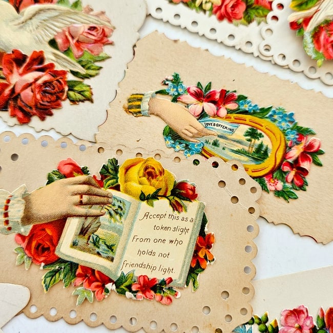 Large Lot Salesman Samples Victorian Calling Cards - 5