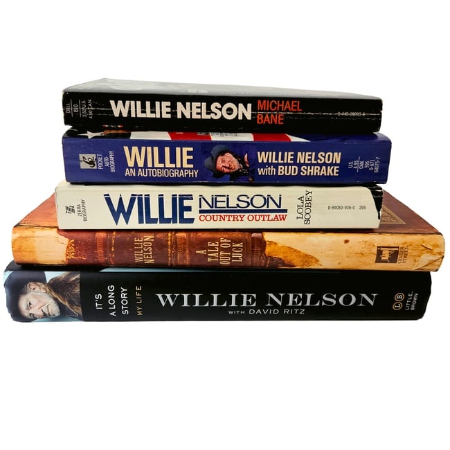 Willie Nelson Book Lot Biography / Autobiography / Novel (1 of 7)