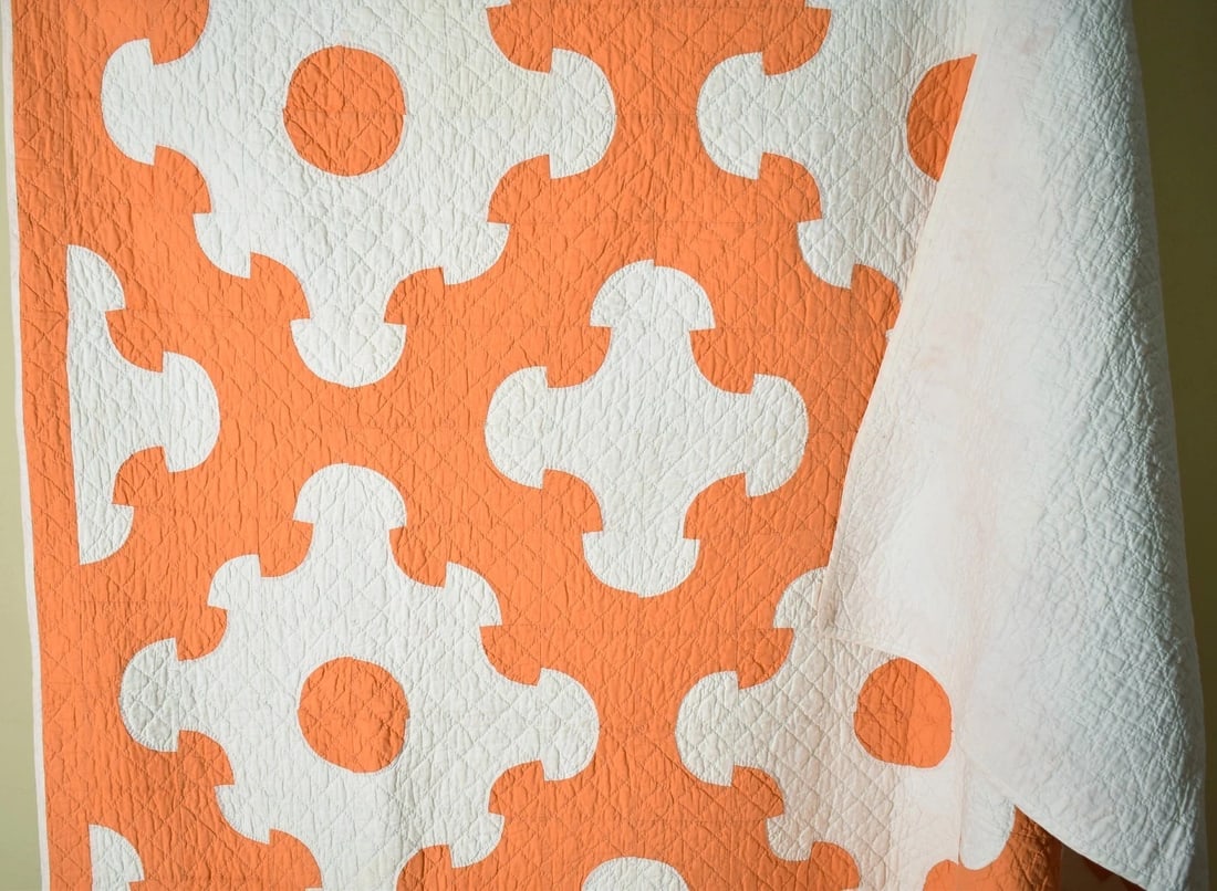 30's Jigsaw Puzzle Quilt - 7