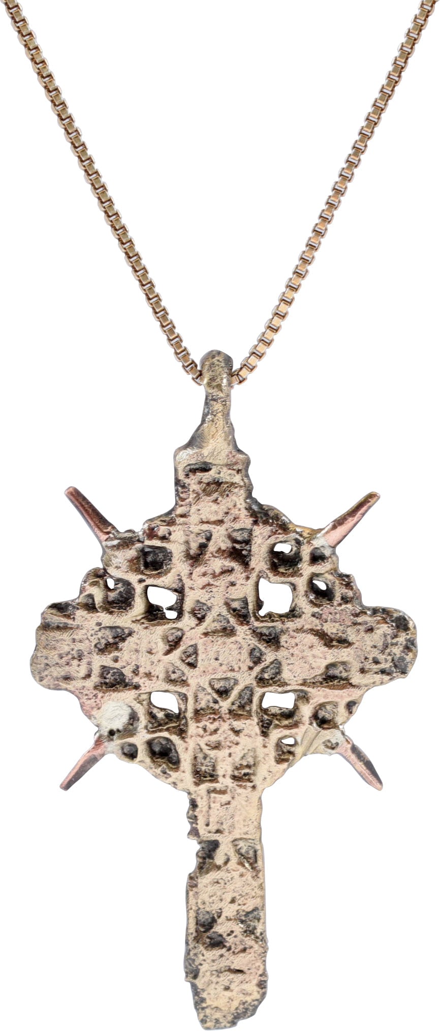 FINE LARGE EASTERN EUROPEAN CROSS, 17TH CENTURY - 2