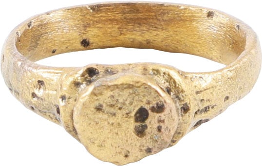 ROMAN PROSTITUTE'S RING, C.100-300 AD, SIZE 5 1/2 (1 of 5)
