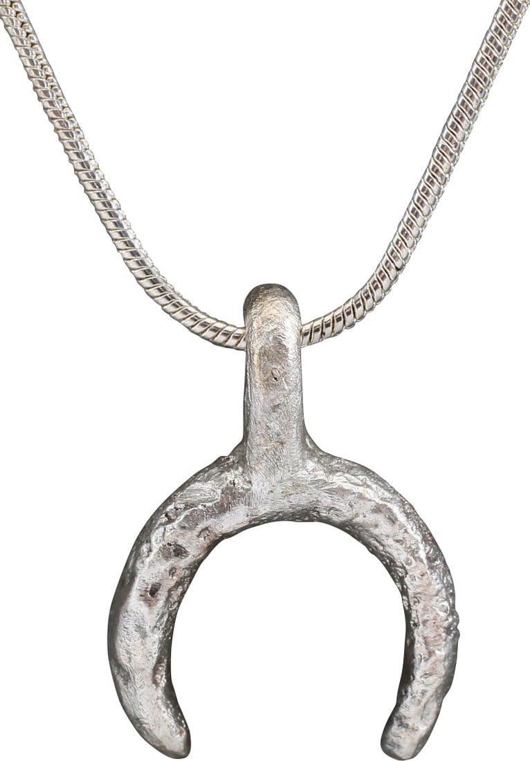 VIKING LUNAR PENDANT NECKLACE, 10TH-11TH CENTURY - 2