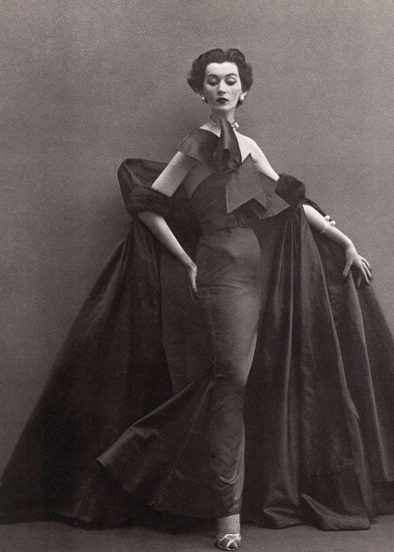 RICHARD AVEDON - Dovima, Paris, 1950, Dress by Fath (1 of 1)