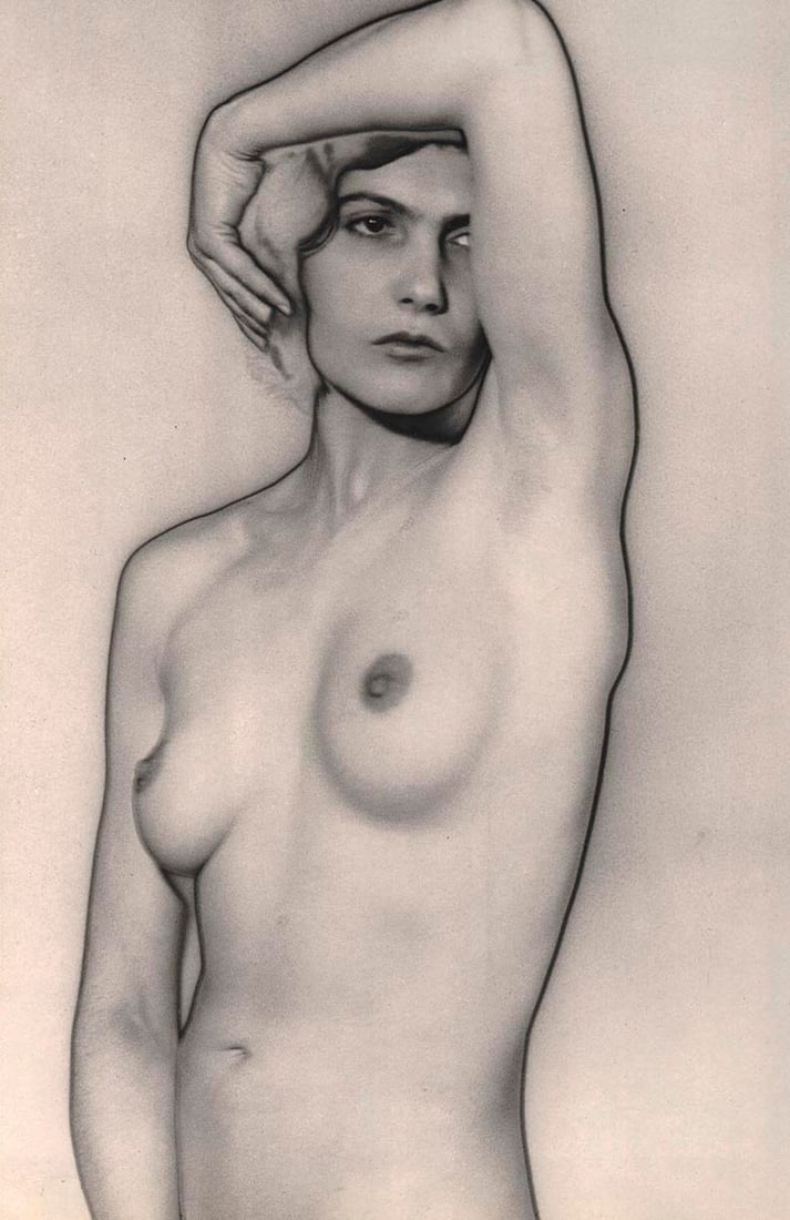 MAN RAY - Solarization, c. 1930s: Artist: MAN RAY Print Title: Solarization, c. 1930s Medium: Sheet-fed Gravure Printing Date: 1930's Printed in France Image size (inches) approx. 10 x 7” Man Ray was an American visual artist
