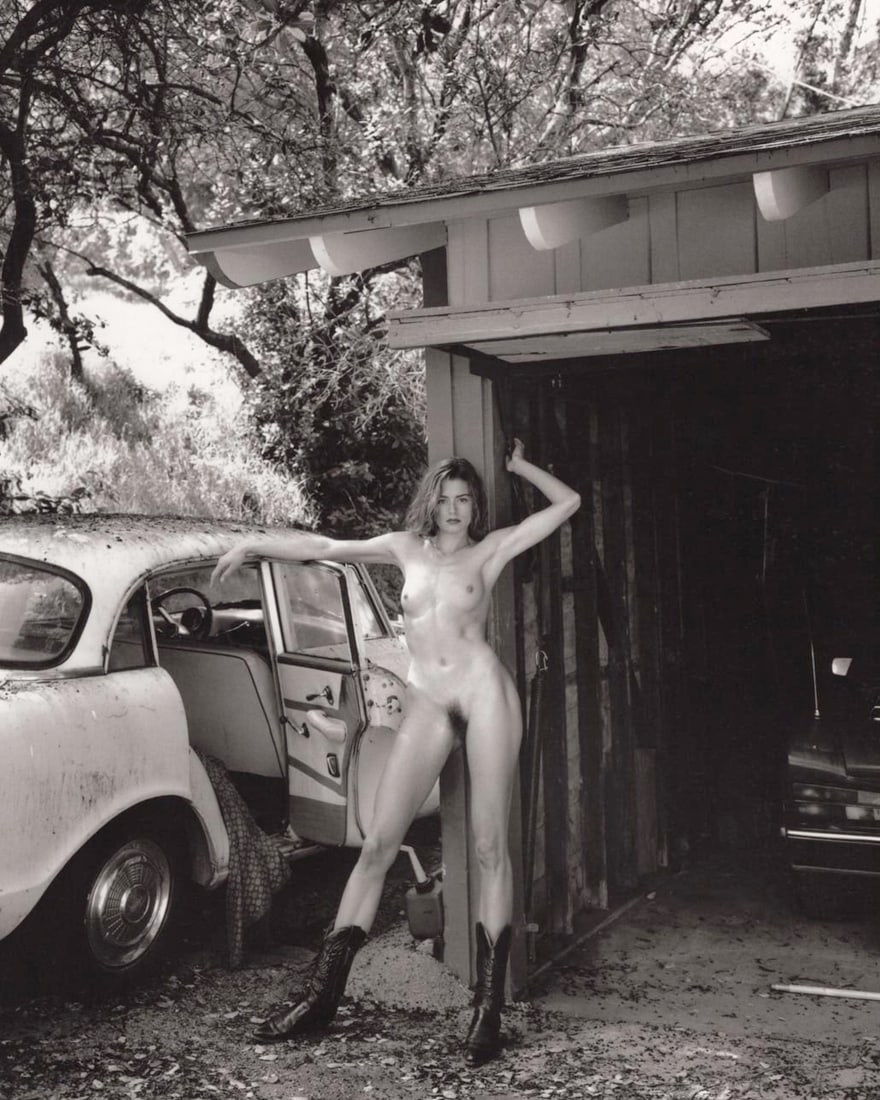HELMUT NEWTON - Domestic Figure VIII and Old Plymouth, LA, 1992 (1 of 1)