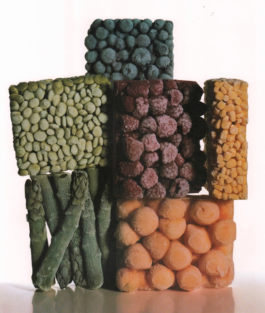 IRVING PENN - Frozen Foods, NY, 1977: Artist: IRVING PENN Print Title: Frozen Foods, NY, 1977 Medium: Photolithograph Printed 1990’s in the US Image size (inches) approx. 9 x 7.5” Irving Penn was an American photographer