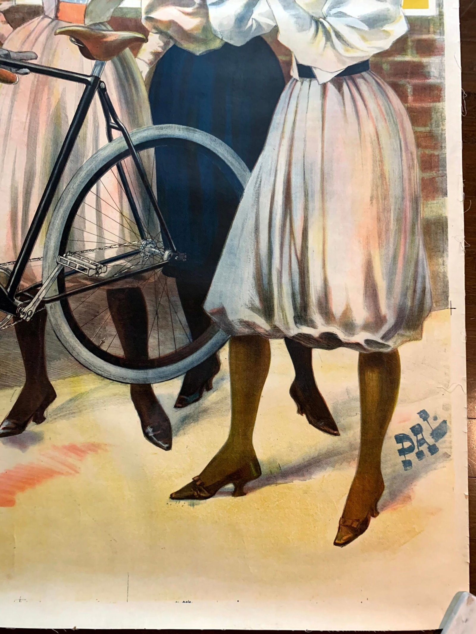 Cruwell Tabak (1920's) Tobacoo Advertising Poster - Rare Gold Art - 4