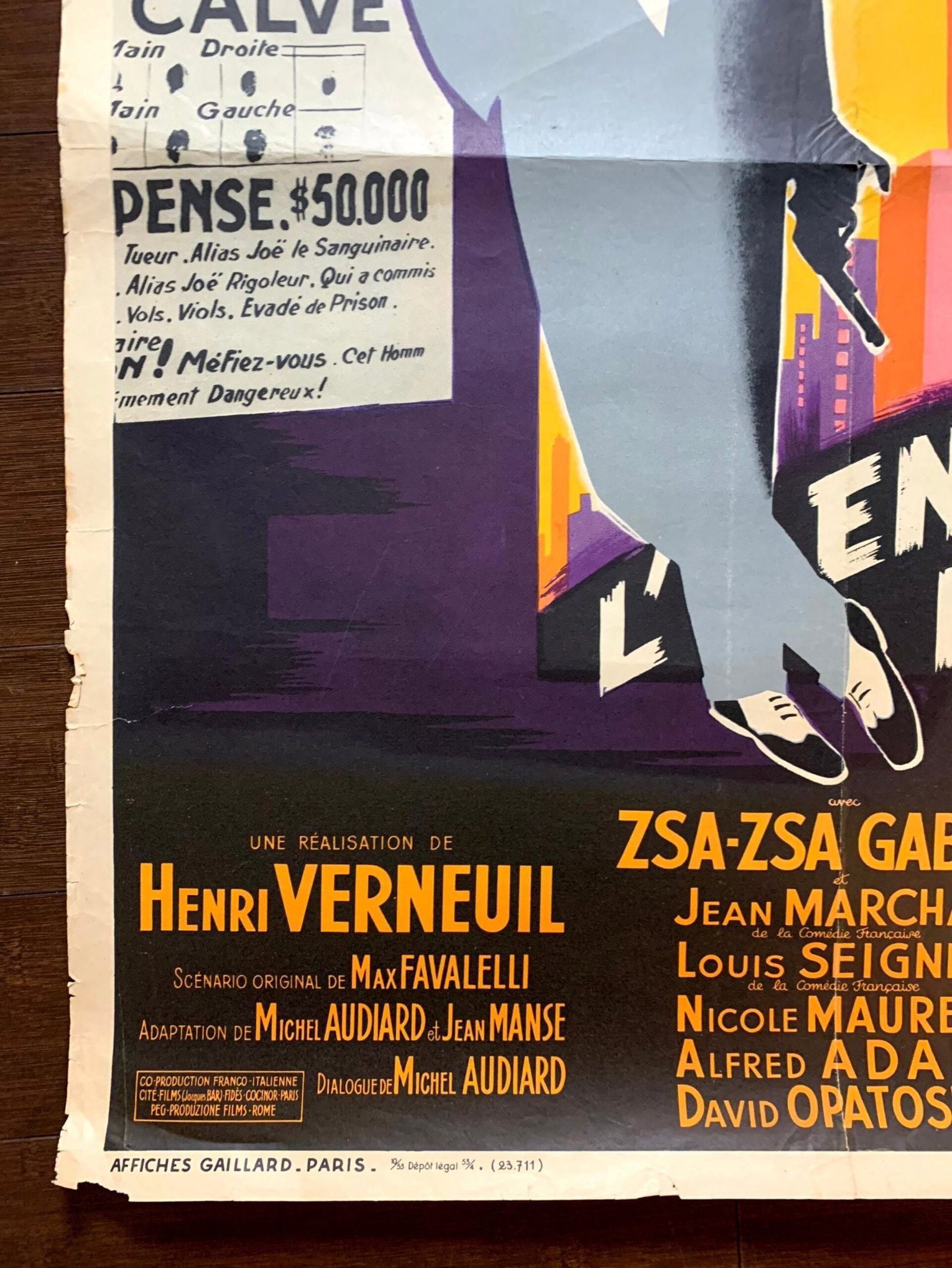L'honneur D'une Mere (1900) 39x54 French Advertising Poster LB - 5