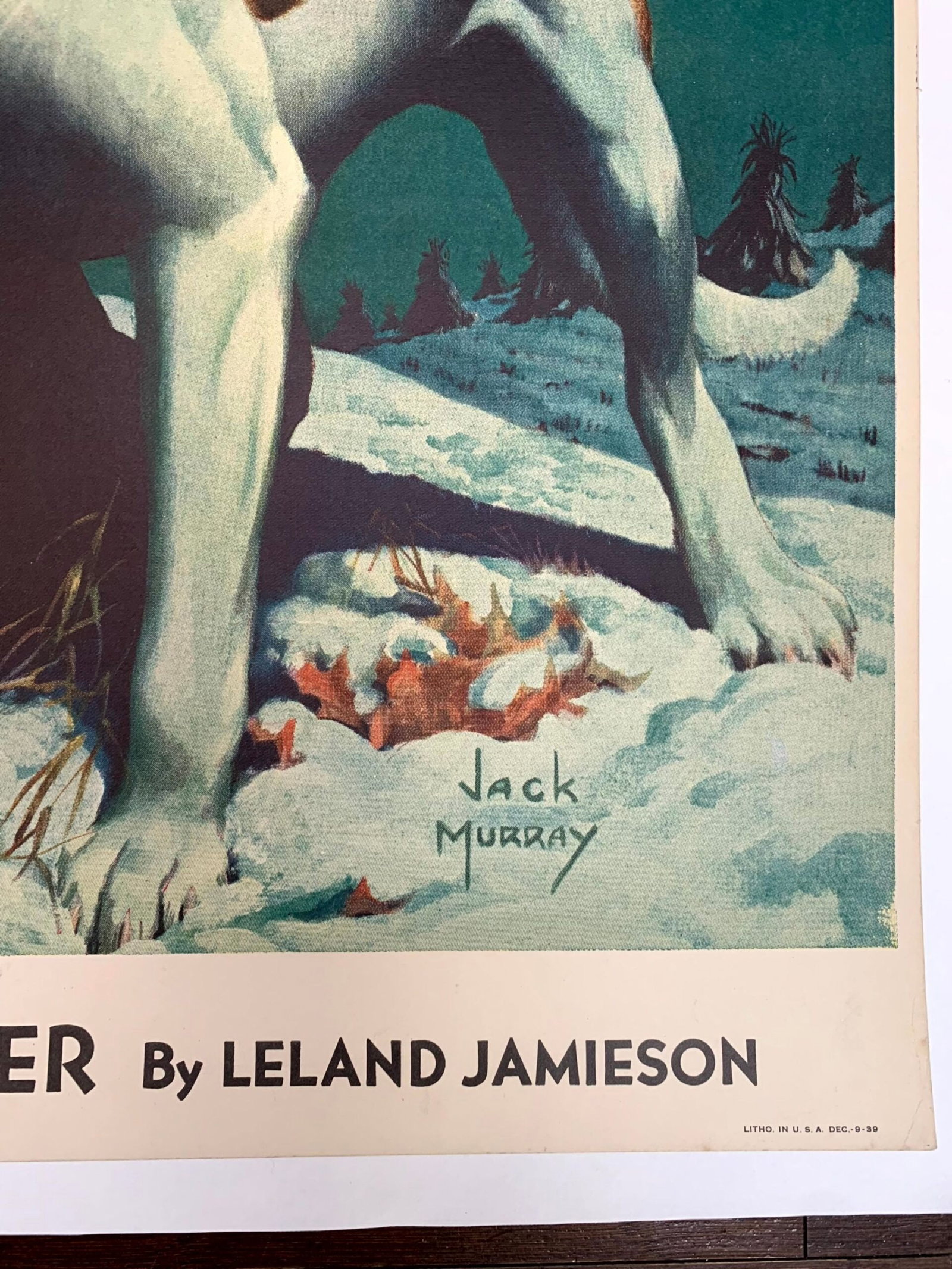 22x28 1951 Newstand Poster Saturday Evening Post - Art By John Falter classroom Christmas - 2