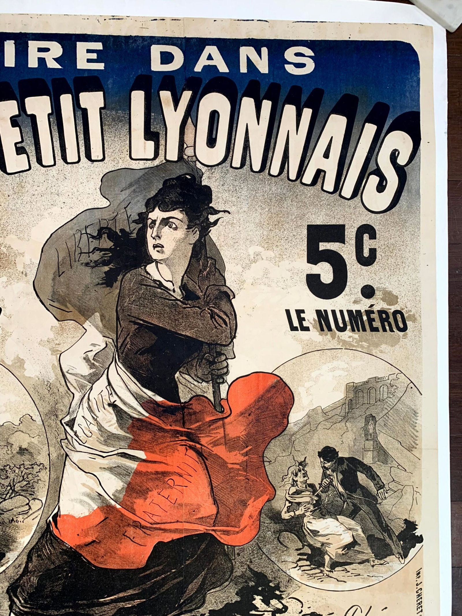 Salon Des Cent -(1897) French LB Poster - Rare A. Willette Artwork! - 3