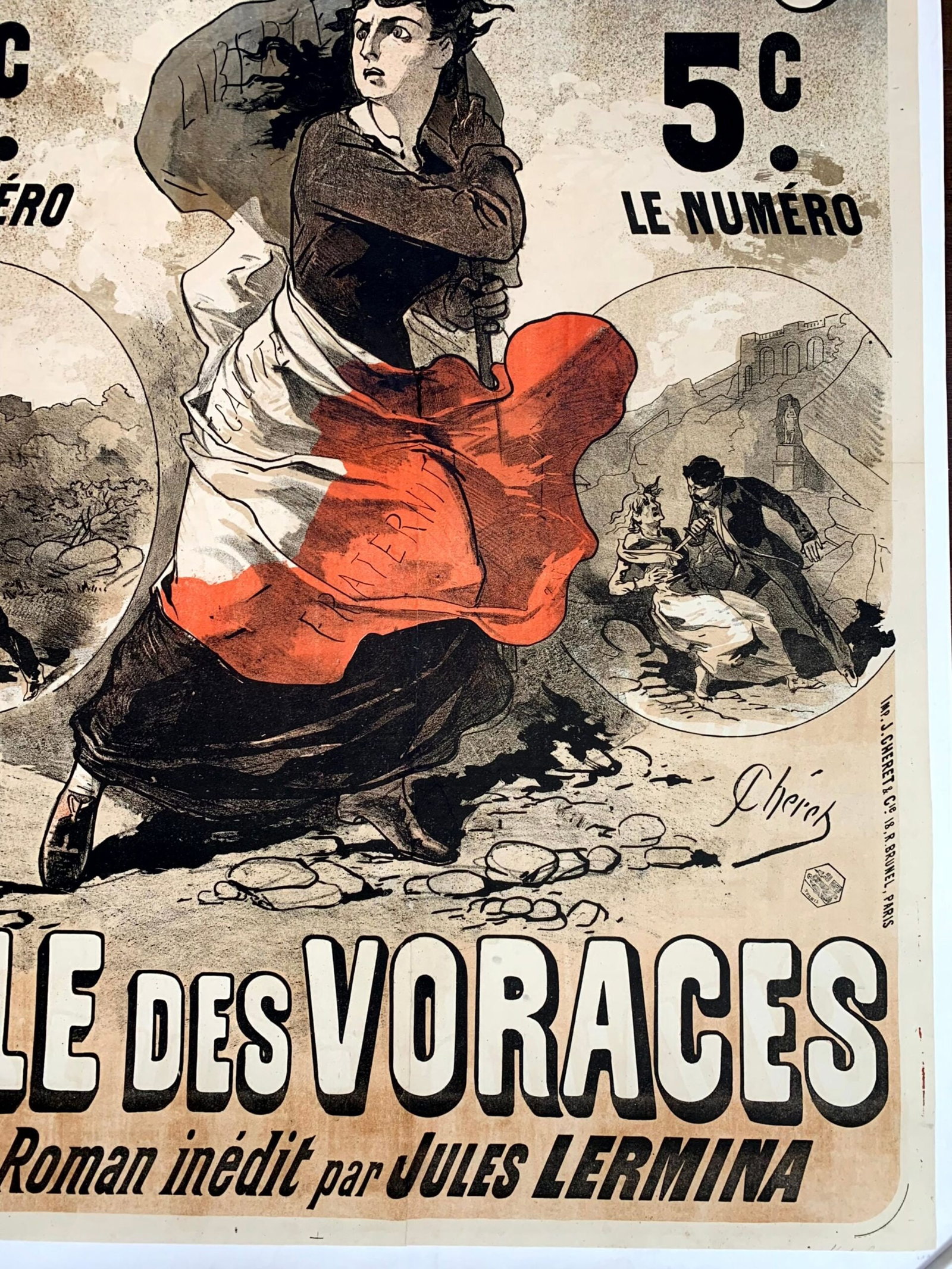 Salon Des Cent -(1897) French LB Poster - Rare A. Willette Artwork! - 4