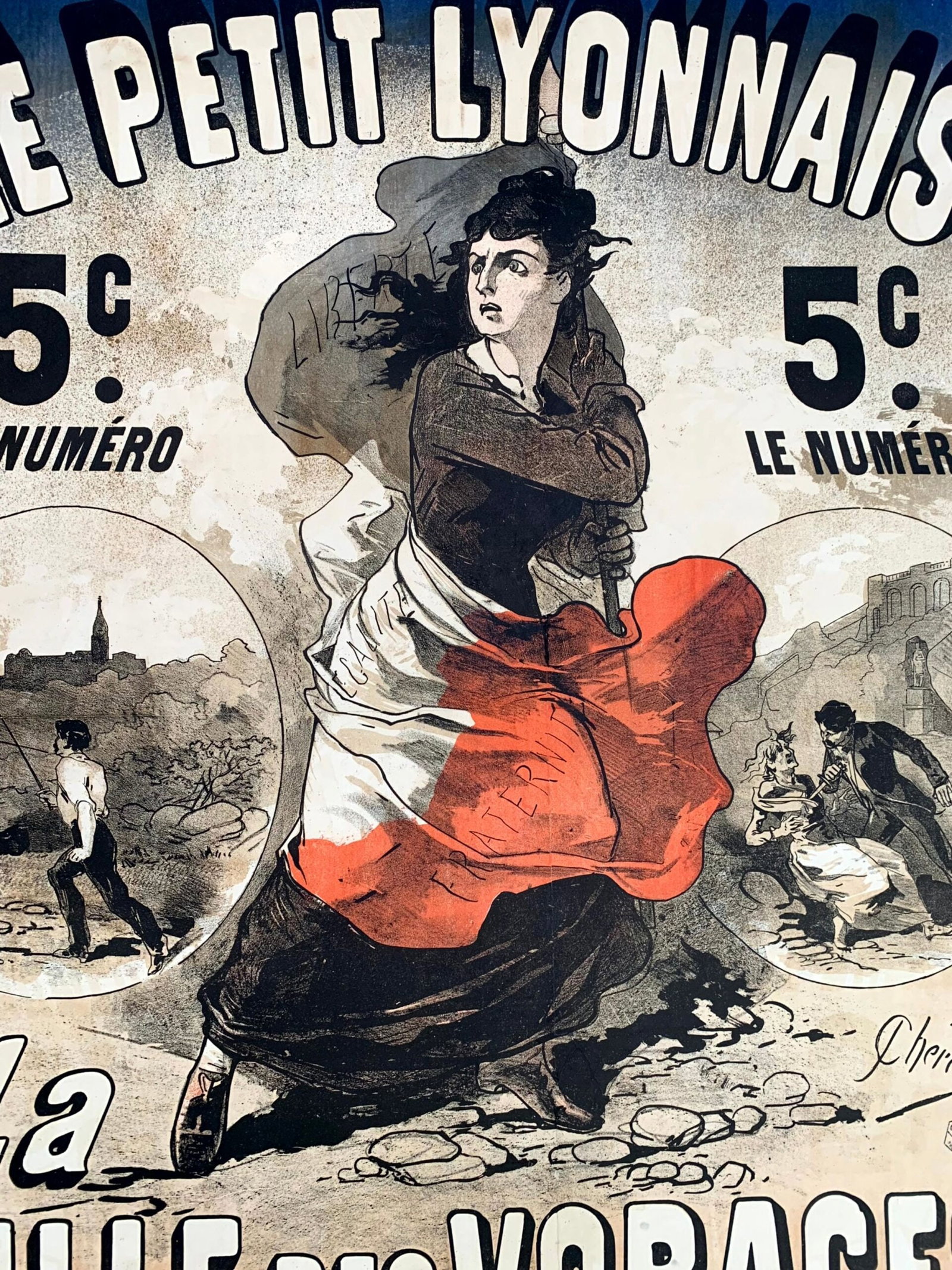 Salon Des Cent -(1897) French LB Poster - Rare A. Willette Artwork! - 6