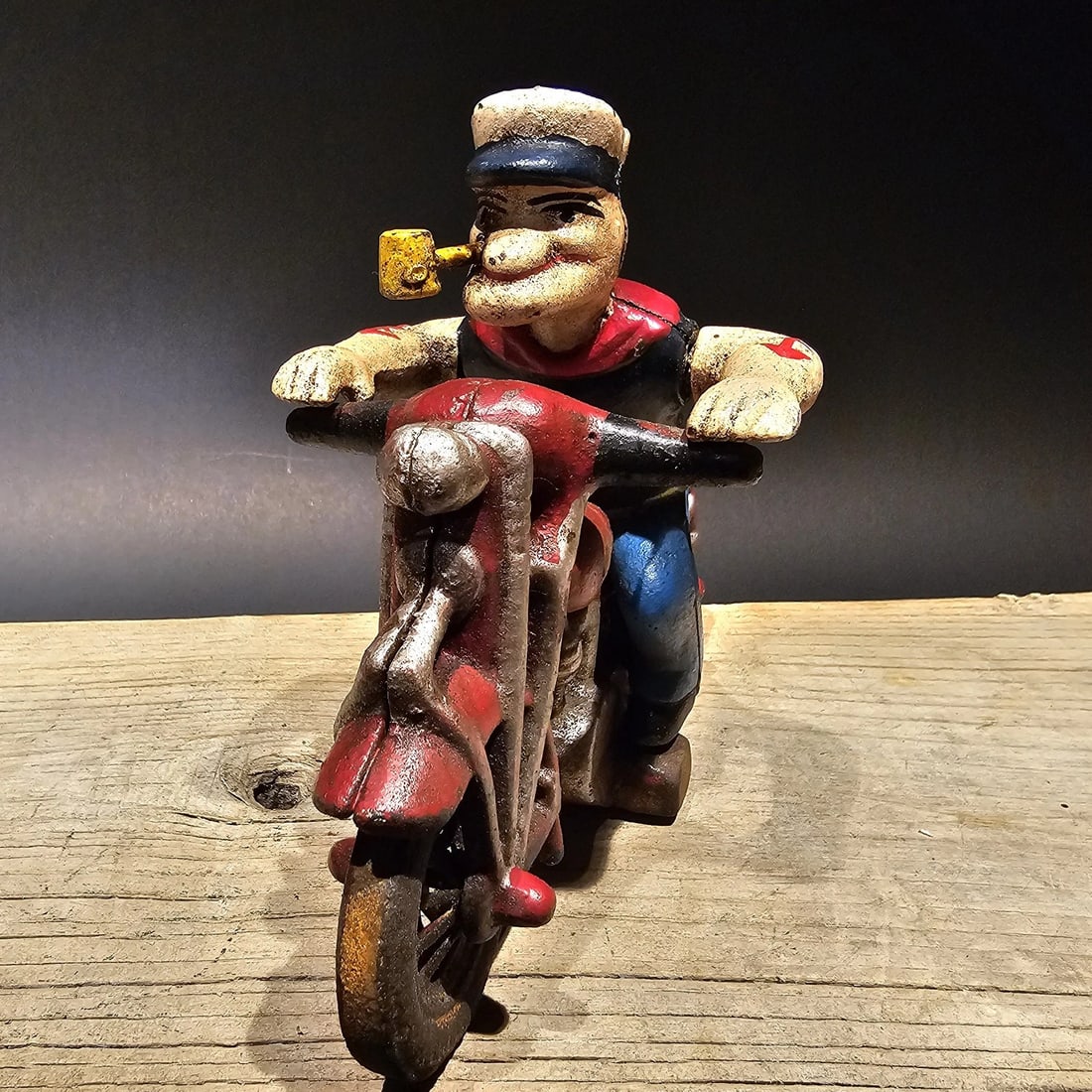 Cast Iron Saylor on Patrol Motorcycle - 11