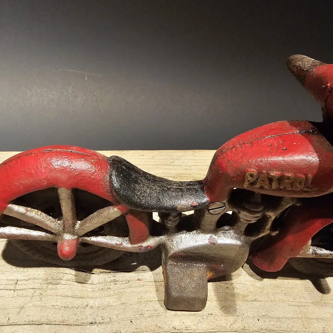 Cast Iron Saylor on Patrol Motorcycle - 14