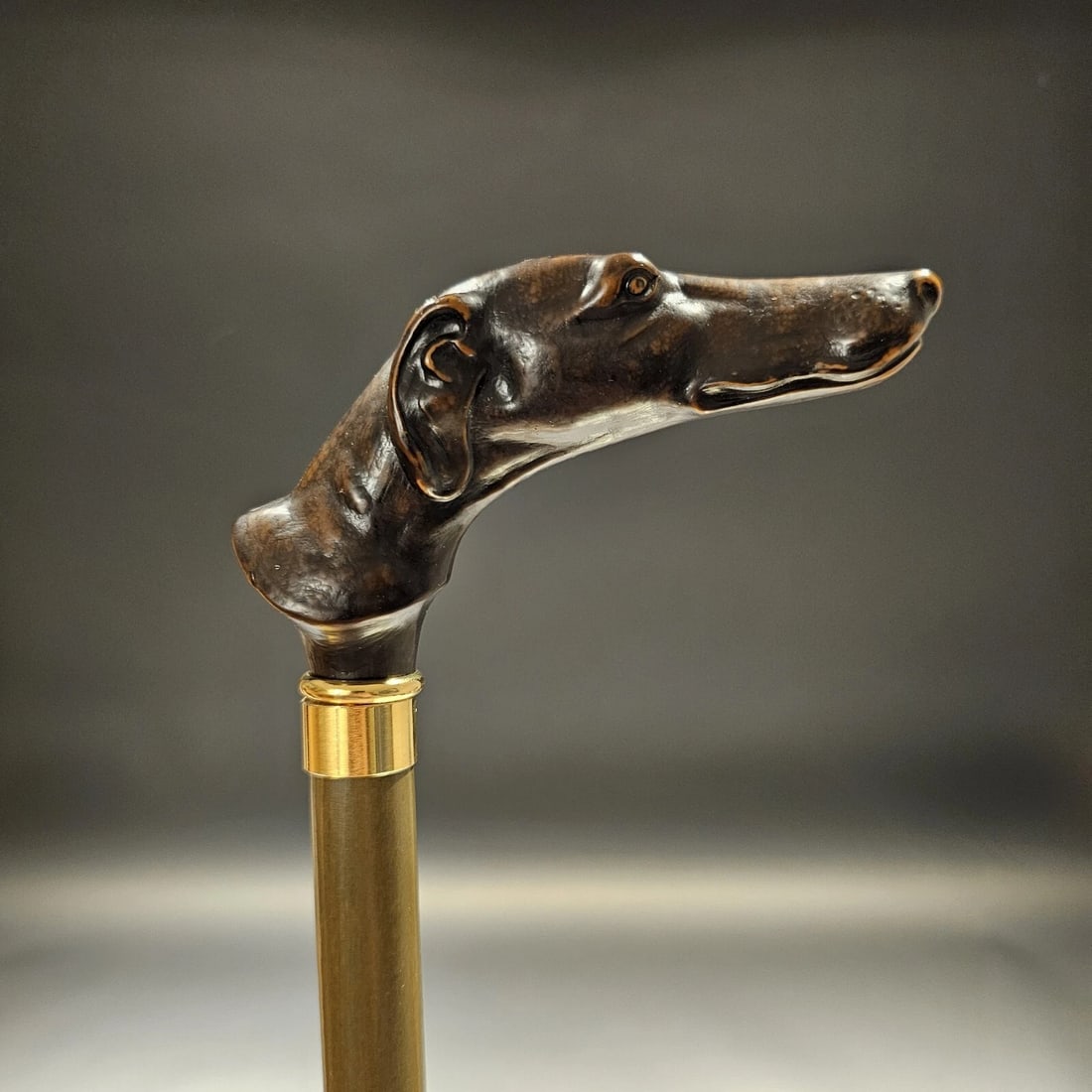 36" Greyhound Dog Walking Stick Cane - 17