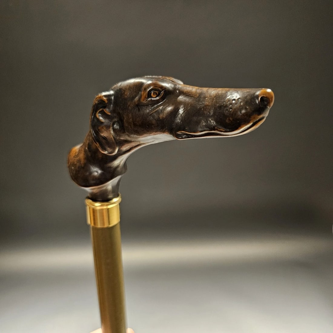 36" Greyhound Dog Walking Stick Cane - 19