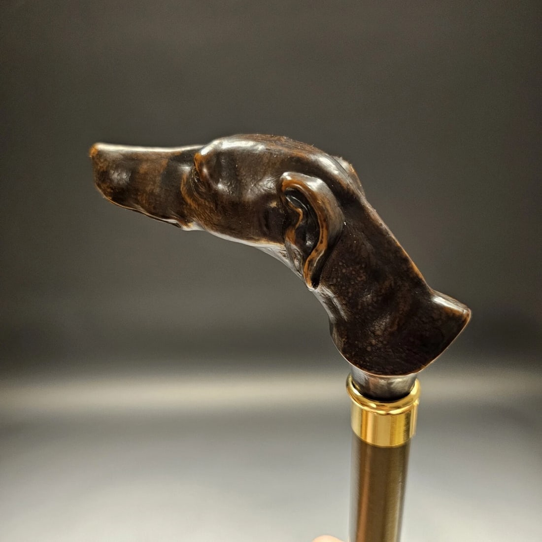 36" Greyhound Dog Walking Stick Cane - 6