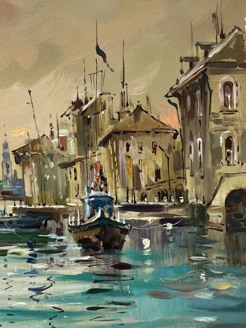 Oil painting Venice at sunset Yuriy Suprunchuk - 9