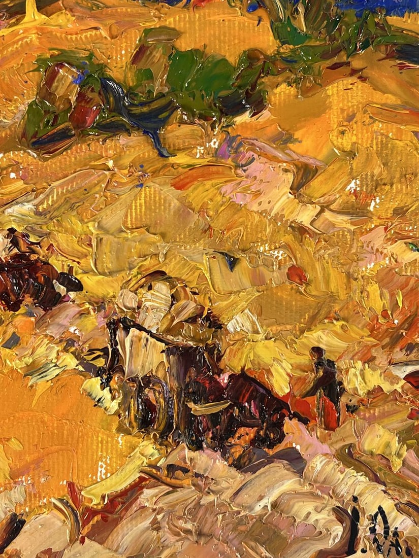Oil painting Crimson sunset over the field Oleksiy Ivanyuk - 10