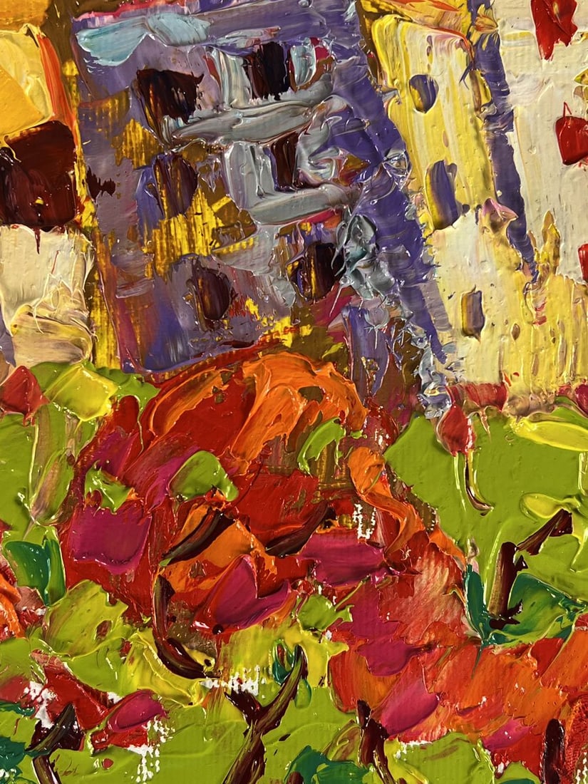 Oil painting Autumn Day in the City Oleksiy Ivanyuk - 10