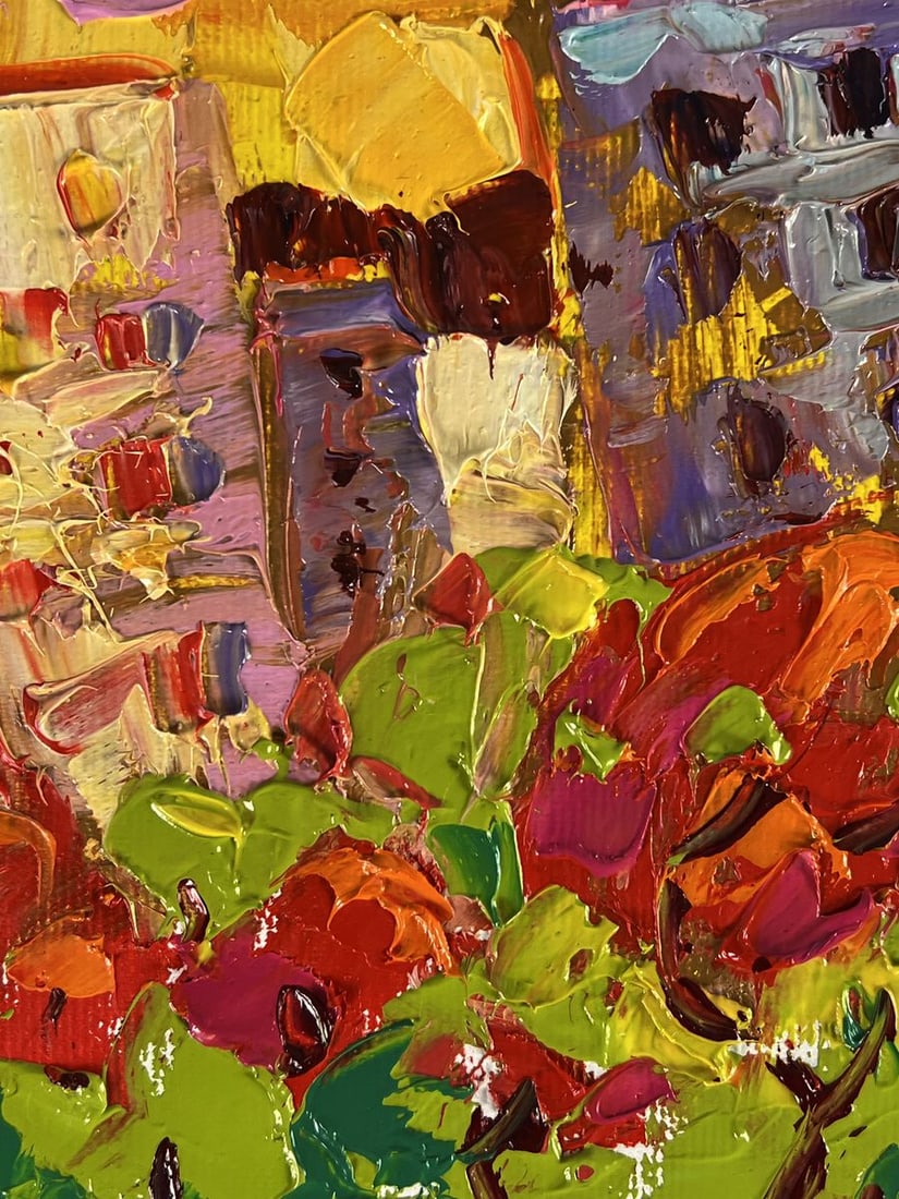 Oil painting Autumn Day in the City Oleksiy Ivanyuk - 7