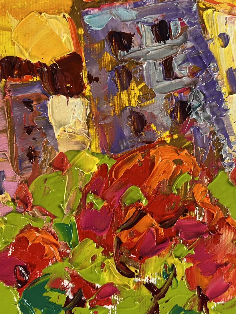 Oil painting Autumn Day in the City Oleksiy Ivanyuk - 8