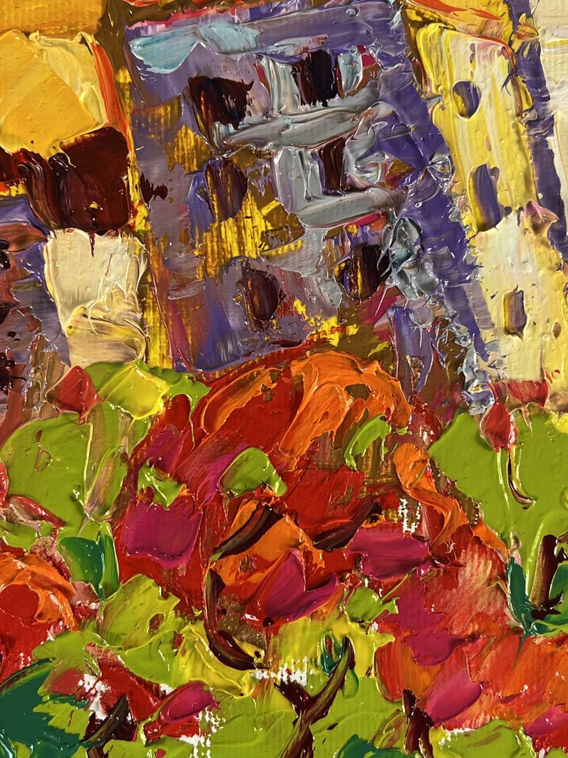 Oil painting Autumn Day in the City Oleksiy Ivanyuk - 9