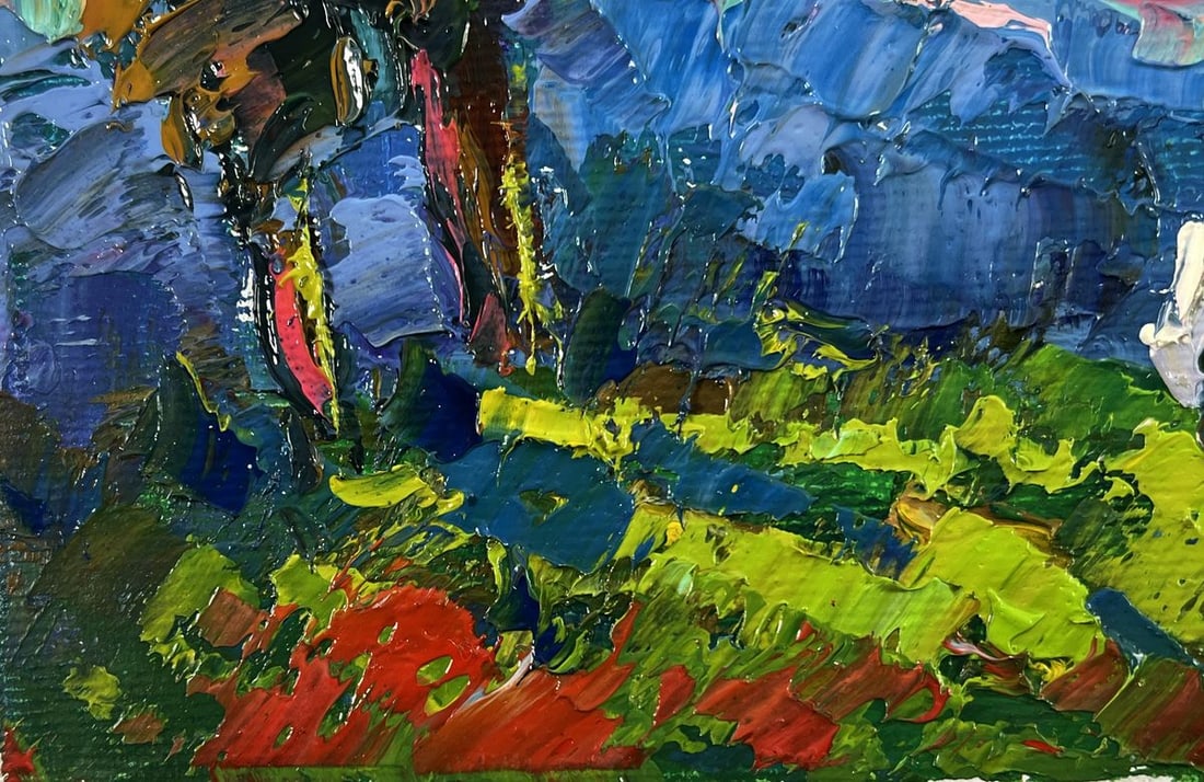 Oil painting Morning nature Oksana Ivanyuk - 6
