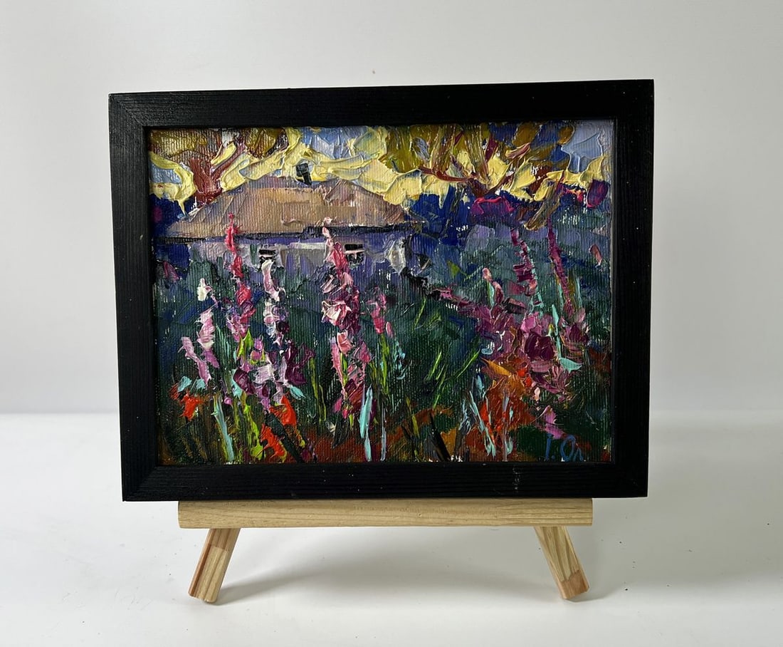 Oil painting Evening cold Oleksiy Ivanyuk (1 of 8)