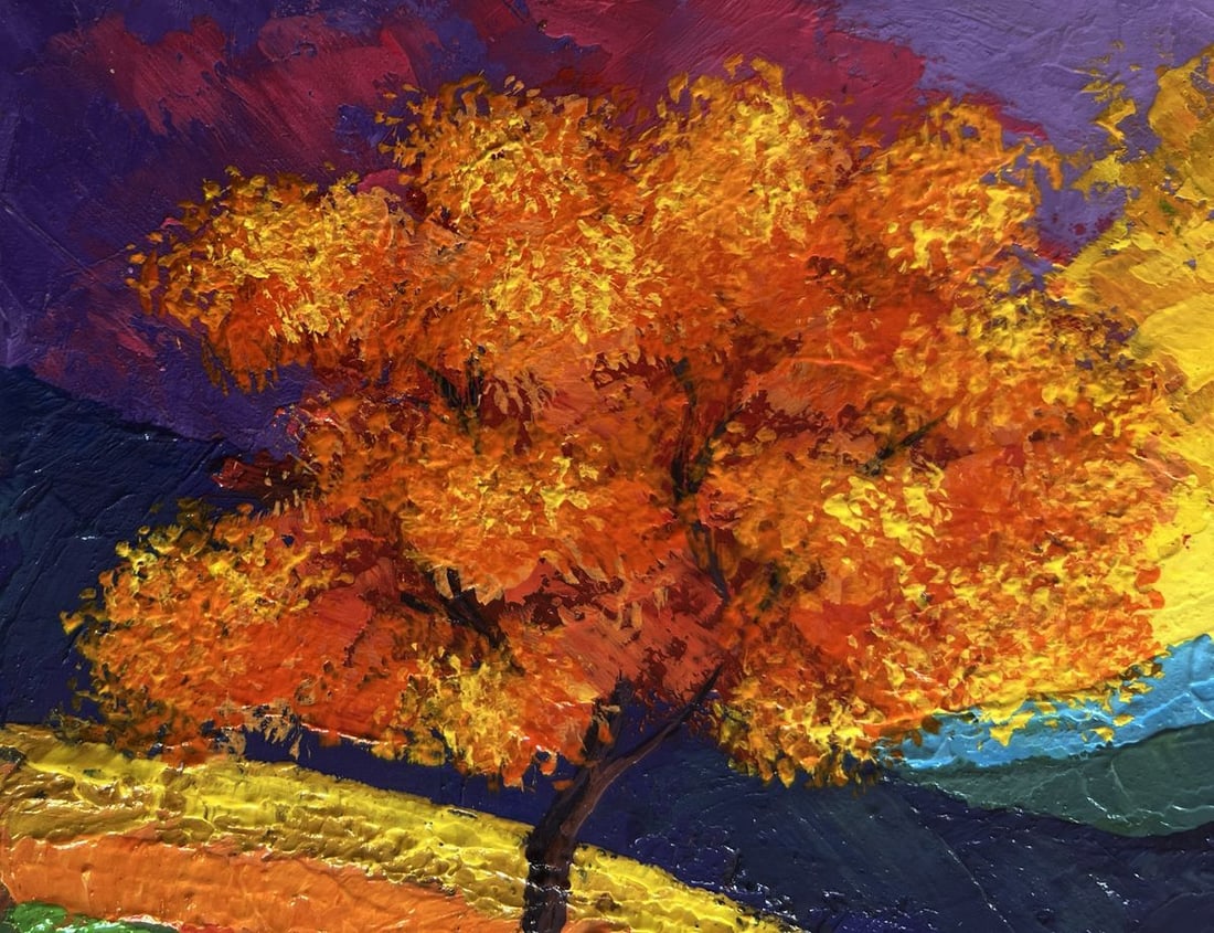 Oil painting Romantic memories of the evening V. Zadorozhnya - 5