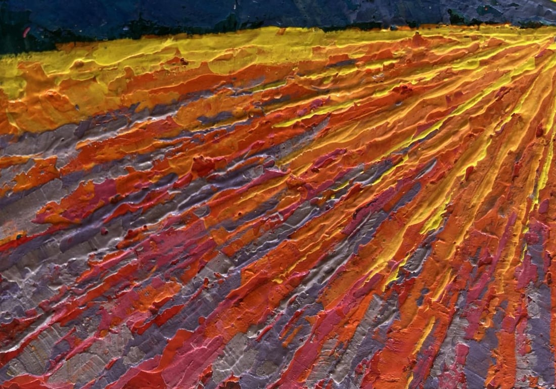 Oil painting Warm light of the fading day V. Zadorozhnya - 6