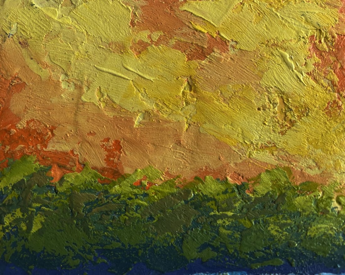 Oil painting The spring scent of blooming fields V. Zadorozhnya - 5