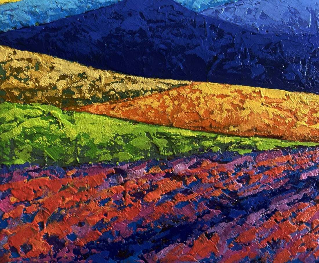 Oil painting Romance in the Mountains V. Zadorozhnya - 5