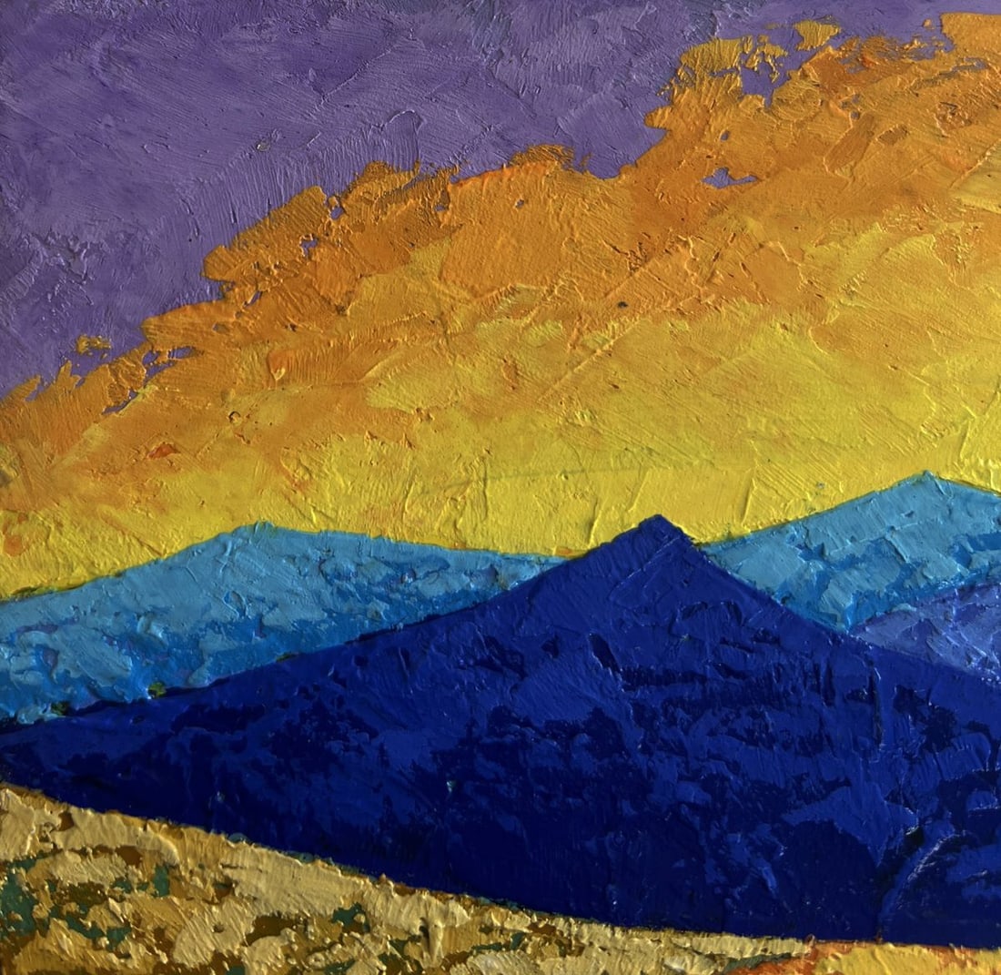 Oil painting Romance in the Mountains V. Zadorozhnya - 6