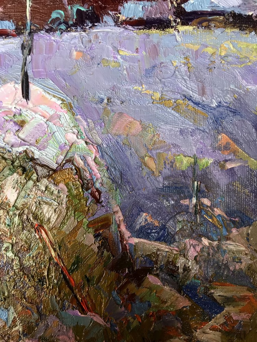 Oil painting Moonlit night Oksana Kalenyuk - 11