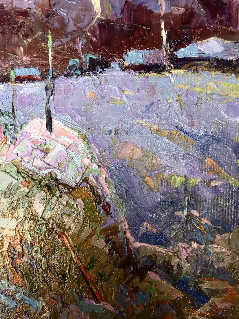 Oil painting Moonlit night Oksana Kalenyuk - 7