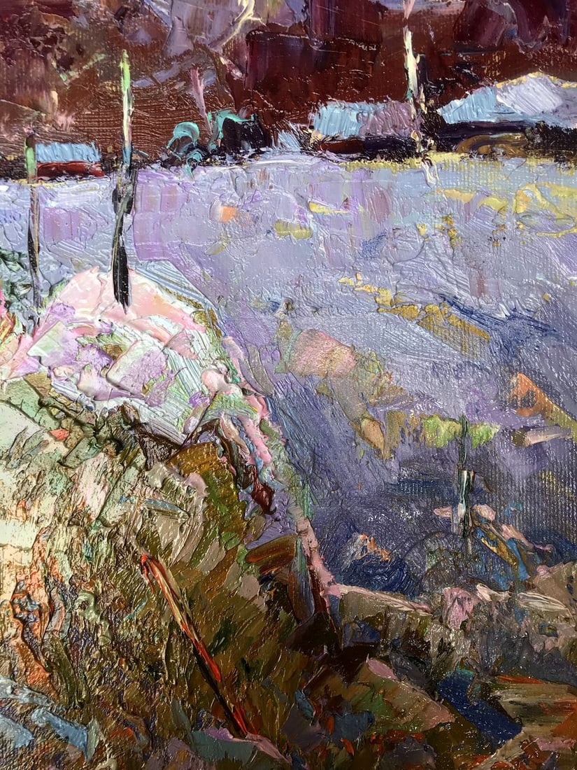 Oil painting Moonlit night Oksana Kalenyuk - 9