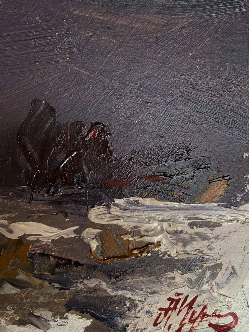 Oil painting Winter silence Alexander Cherednichenko - 11