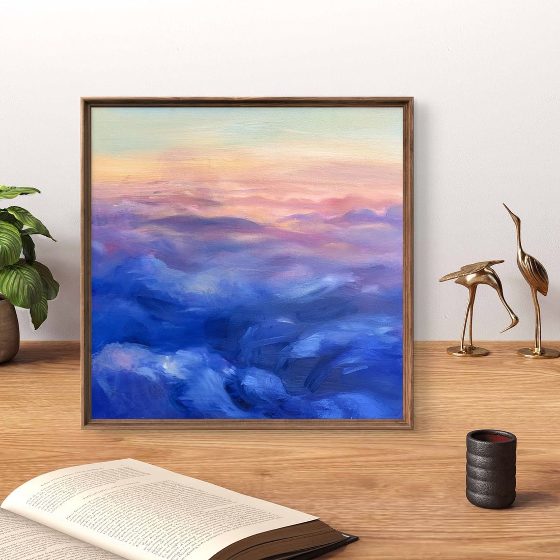 Oil painting Soaring in the clouds Tatyana Derdey - 2