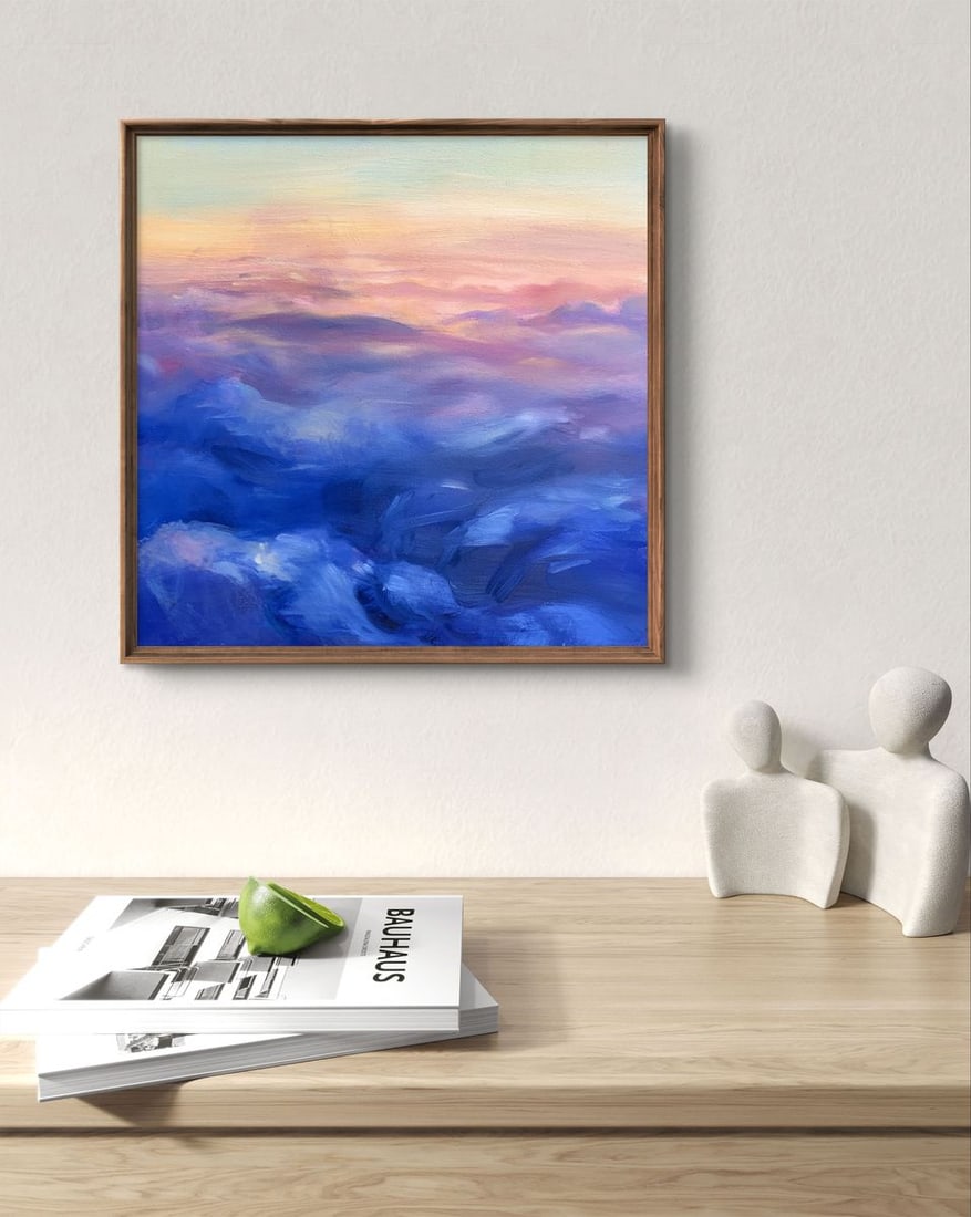 Oil painting Soaring in the clouds Tatyana Derdey - 3