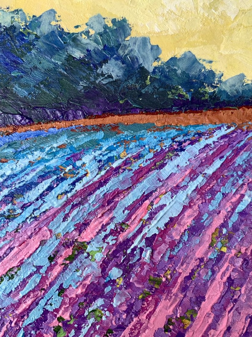 Oil painting Warm days in the fields V. Zadorozhnya - 11