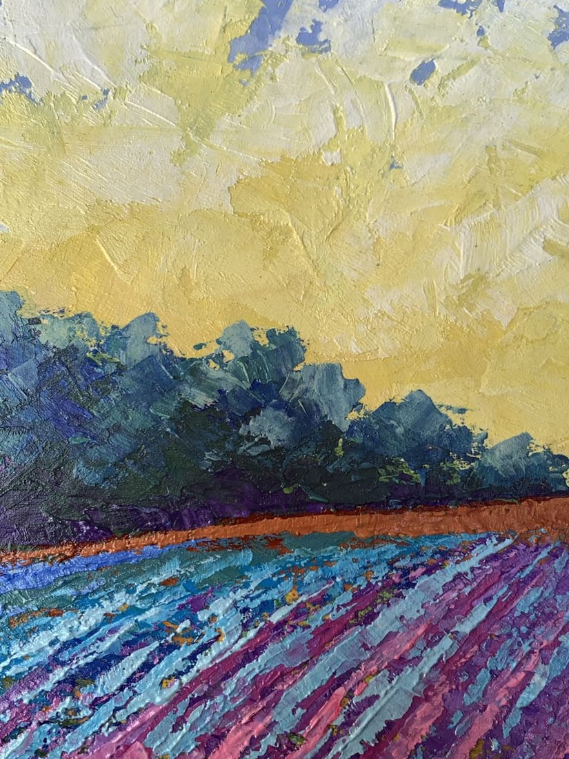 Oil painting Warm days in the fields V. Zadorozhnya - 5