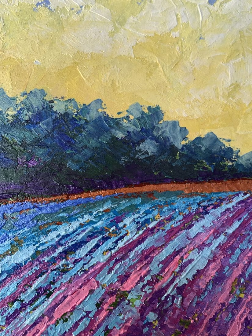 Oil painting Warm days in the fields V. Zadorozhnya - 6