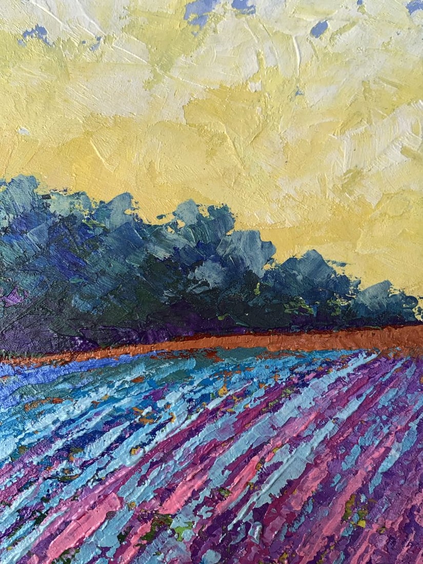 Oil painting Warm days in the fields V. Zadorozhnya - 7