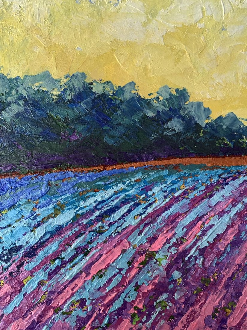 Oil painting Warm days in the fields V. Zadorozhnya - 8